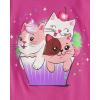 The Children’s Place Girls’ Unicorns,Sports,Butterflies Long Sleeve Graphic T-Shirts,2 Pack(Doughnuts/Kitten Cupcakes)