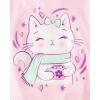 The Children’s Place Girls’ Unicorns,Sports,Butterflies Long Sleeve Graphic T-Shirts,2 Pack(Hot Cocoa Era/Cat Mug)