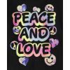 The Children’s Place Girls’ Unicorns,Sports,Butterflies Long Sleeve Graphic T-Shirts,2 Pack(Peace Love/Be Kind)