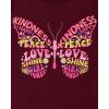 The Children’s Place Girls’ Unicorns,Sports,Butterflies Long Sleeve Graphic T-Shirts,2 Pack(Unicorn Butterflies/Butterfly)