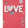 The Children’s Place Girls Unicorns,Sports,Butterflies Short Sleeve Graphic T-Shirts,2 Pack(Love Heart/Butterflies)