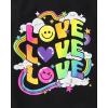 The Children’s Place Girls Unicorns,Sports,Butterflies Short Sleeve Graphic T-Shirts,2 Pack(Love/Can Do Anything)
