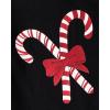The Children’s Place Kids’ All Holidays,Birthdays Long Sleeve Graphic T-Shirts,2 Pack(Bow/Candy Canes)