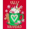 The Children’s Place Kids’ All Holidays,Birthdays Long Sleeve Graphic T-Shirts,2 Pack(Cat Ornaments/Feliz Navidad)