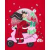The Children’s Place Kids’ All Holidays,Birthdays Long Sleeve Graphic T-Shirts,2 Pack(Cat Stocking/Girl Presents)