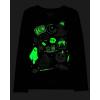The Children’s Place Kids’ All Holidays,Birthdays Long Sleeve Graphic T-Shirts,2 Pack(Cat/Spooky Doodle)