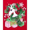 The Children’s Place Kids’ All Holidays,Birthdays Long Sleeve Graphic T-Shirts,2 Pack(Holiday Décor/Holiday Unicorn)
