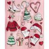 The Children’s Place Kids’ All Holidays,Birthdays Long Sleeve Graphic T-Shirts,2 Pack(Holiday Doodle/Holiday Drink)