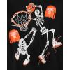The Children’s Place Kids’ All Holidays,Birthdays Long Sleeve Graphic T-Shirts,2 Pack(Skeleton Basketball/Skeleton)