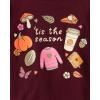 The Children’s Place Kids’ All Holidays,Birthdays Long Sleeve Graphic T-Shirts,2 Pack(Tis the Season /Floral Pumpkin)