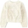 The Children’s Place Girls’ Long Sleeve Crew Neck Pullover Sweater(Bunnys Tail Stitched)