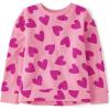The Children’s Place Girls’ Long Sleeve Crew Neck Pullover Sweater(Love Hearts)