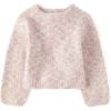 The Children’s Place Girls’ Long Sleeve Crew Neck Pullover Sweater(Rasinbow Eyelash)