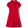 The Children’s Place Girls’ Pique Polo Dress(Ruby)