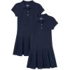 The Children’s Place Girls’ Pique Polo Dress(Tidal 2-pack)