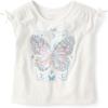 The Children’s Place Girls’ Short Sleeve Flip Sequin Tops(Butterfly)