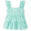 The Children’s Place Girls’ Sleeveless Knit Tops(Mint Tea Tiered)