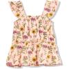 The Children’s Place Girls’ Sleeveless Knit Tops(Peach Pink Floral)