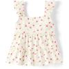 The Children’s Place Girls’ Sleeveless Knit Tops(Simply White Tiered)