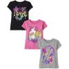 The Children’s Place Girls’ Unicorns,Butterfly Short Sleeve Graphic T-Shirts,3 Pack(Butterfly/Unicorn/Unicorn Outline)