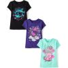 The Children’s Place Girls’ Unicorns,Butterfly Short Sleeve Graphic T-Shirts,3 Pack(Dolphins/Unicorn/Drink)