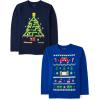 The Children’s Place Kids’ All Holidays,Birthdays Long Sleeve Graphic T-Shirts,2 Pack(Holiday Gamer)