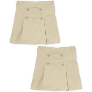 The Children’s Place Girls’ Button Skirt(Sandy 2-pack)