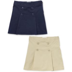 The Children’s Place Girls’ Button Skirt(Sandy/Tidal 2-pack)