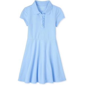 The Children’s Place Girls’ Pique Polo Dress(Daybreak)