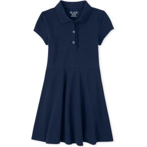 The Children’s Place Girls’ Pique Polo Dress(Tidal)