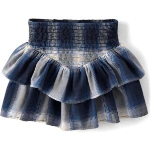 The Children’s Place Girls Pull on Everyday Skirts(Tidal Plaid Smocked)
