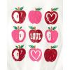 Short Sleeve Tie Front Top(Apple Hearts/Apples/Tidal 3-pack)