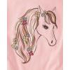 Short Sleeve Tie Front Top(Horse/Blue/Daisy 3-pack)