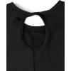 The Children’s Place Girls’ Atheletic Short Sleeve Tops(Black)