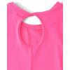 The Children’s Place Girls’ Atheletic Short Sleeve Tops(Neon Peony)