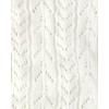 The Children’s Place Girls’ Long Sleeve Open Front Knit Cardigan(Stitch White)
