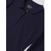 The Children’s Place Girls’ Long Sleeve Polo Dress(Dark Blue)