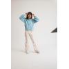 The Children’s Place Girls’ Long Sleeve Sherpa Fleece Full Zip Jacket(Dusky Blue)