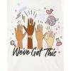 The Children’s Place Girls’ School Days Short Sleeve Graphic T-Shirts,multipacks(Art Princess/Rainbow Star)