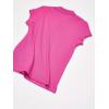 The Children’s Place Girl’s Short Sleeve Ruffle Pique Polo Shirt(Aurora Pink)