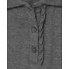 The Children’s Place Girl’s Short Sleeve Ruffle Pique Polo Shirt(Dk Heather Grey)