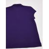 The Children’s Place Girl’s Short Sleeve Ruffle Pique Polo Shirt(Regal Violet Single)