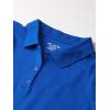 The Children’s Place Girl’s Short Sleeve Ruffle Pique Polo Shirt(Renew Blue)