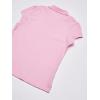The Children’s Place Girl’s Short Sleeve Ruffle Pique Polo Shirt(Sparkle Pink)