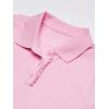 The Children’s Place Girl’s Short Sleeve Ruffle Pique Polo Shirt(Sparkle Pink)