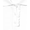 The Children’s Place Girl’s Short Sleeve Ruffle Pique Polo Shirt(White)