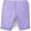 The Children’s Place Girls’ Solid Skimmer Shorts(Iris Pop Purple)