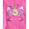 The Children’s Place Girls’ Unicorns,Sports,Butterflies Long Sleeve Graphic T-Shirts,4 Pack(Hearts/Unicorn/Cat/Bows)