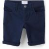 The Children’s Place Girls’ Solid Skimmer Shorts(Blue)