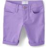 The Children’s Place Girls’ Solid Skimmer Shorts(Iris Pop Purple)
